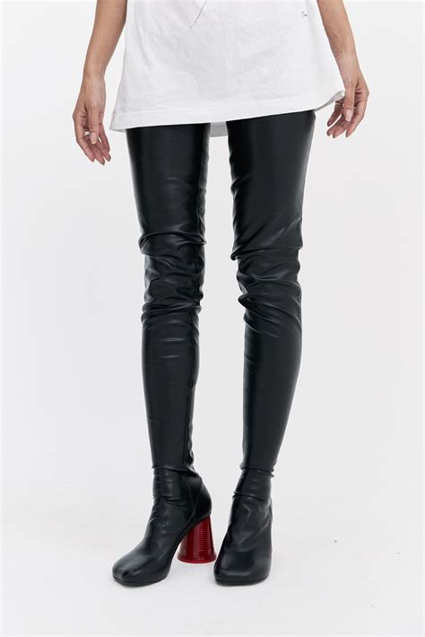 maison margiela thigh high boots